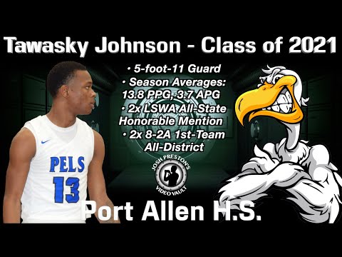Tawasky Johnson (Port Allen 2021 G) - State Championship/Playoff Highlights