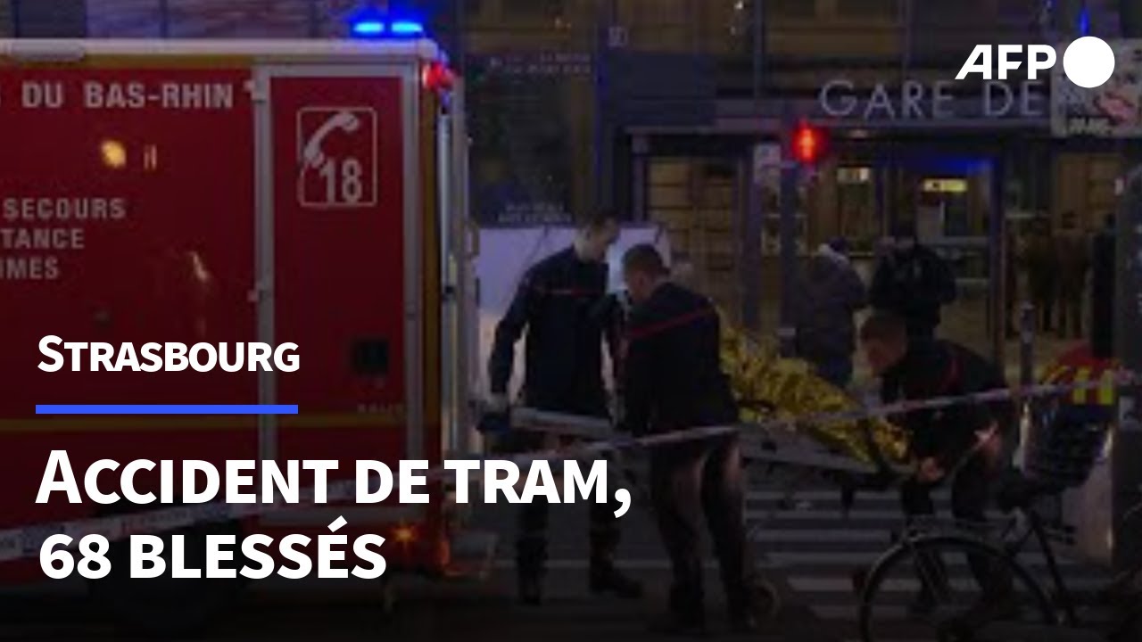 Accident de tram à Strasbourg: bilan définitif de 68 blessés | AFP