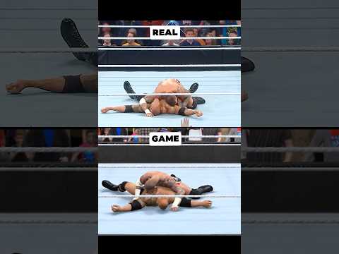 THE ROCK VS CM PUNK WWE 2K  REAL VS GAME