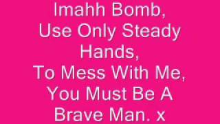 Imahh Bomb, Lyrics