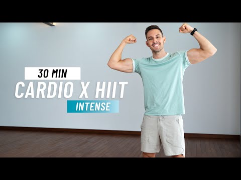 30 MIN CARDIO HIIT WORKOUT - MAX CALORIE BURN -  Full Body, No Equipment, No Repeats