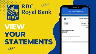 How to View your Statements on Royal Bank of Canada App | 2023