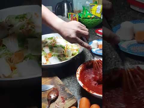 making kimchi #shorts #kimchi #homemade