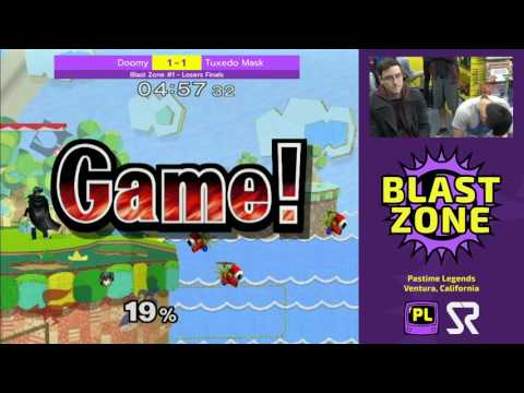 BZ1 - Doomy (Falco) vs. Tuxedo Mask (Marth) - SSBM Losers Finals - Smash Melee