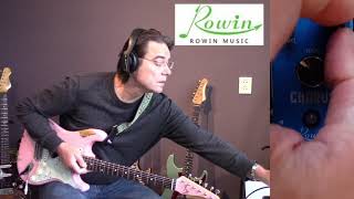 Video thumbnail for Review of the Rowin Analog chorus by DutchGuitarDude