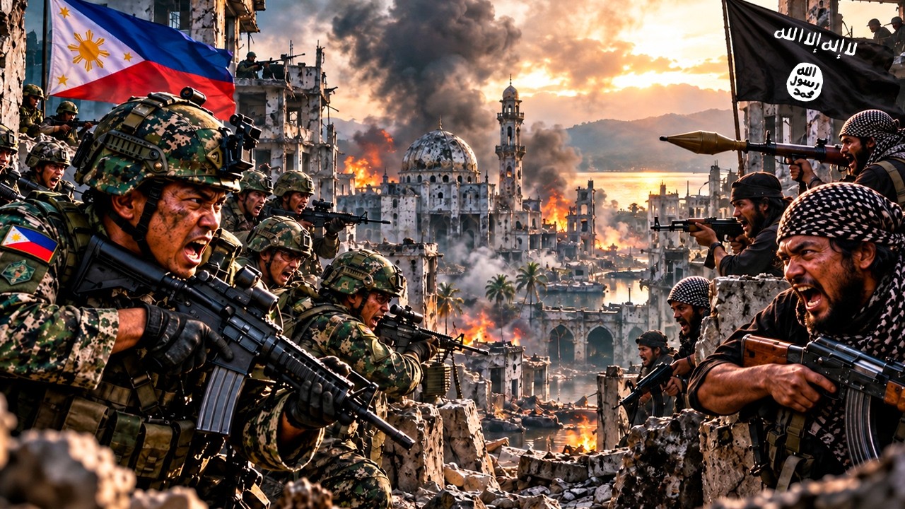 🇵🇭⚠️ MARAWI: LA BRUTAL BATALLA URBANA EN FILIPINAS QUE ARRASÓ UNA CIUDAD ENTERA!