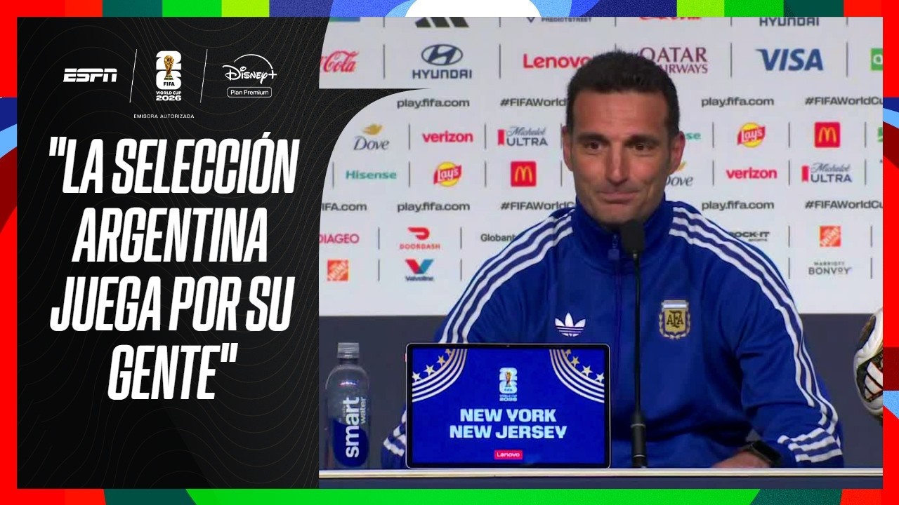 ¡SCALONI EN SU CONFERENCIA HABLÓ SOBRE LA FINAL ANTE ESPAÑA Y DIJO QUE NO TIENE CÁBALAS!