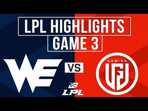 WE vs LGD Highlights Game 3 | LPL 2024 Spring | Xi’an Team WE vs LGD Gaming