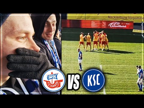 PFEIFKONZERT IM OSTSEESTADION... STADIONVLOG: Hansa Rostock - KSC | So steigt man ab | Stadion Vlog