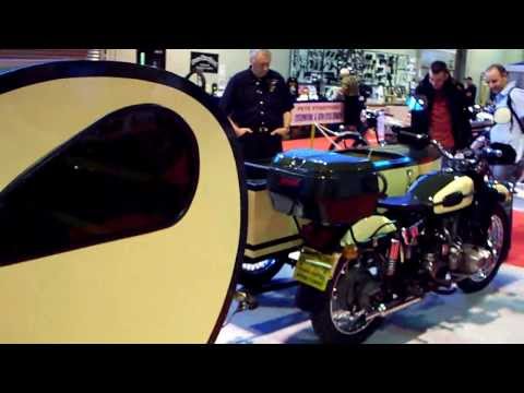 motorbike + sidecar + caravan