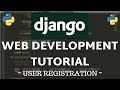 Django Tutorial User Registration Sign Up Page