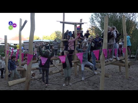 Spetterende start nieuw schoolplein basisschool De Meerkoet in Dirkshorn