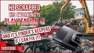 They Threw Their Faulty PS4 ON THE SCRAP! Can I Fix It?