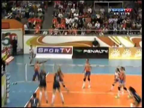 1ºSet Paulista Feminino Volei: Sollys Nestlé x Volei Amil