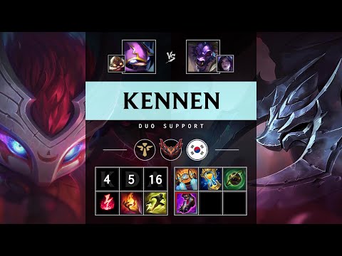 Kennen Support vs Alistar - KR Grandmaster Patch 25.17