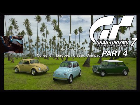 Gran Turismo 7 Playthrough Part 4 | European Classic Compacts Cafe Races | Logitech G923 Wheel
