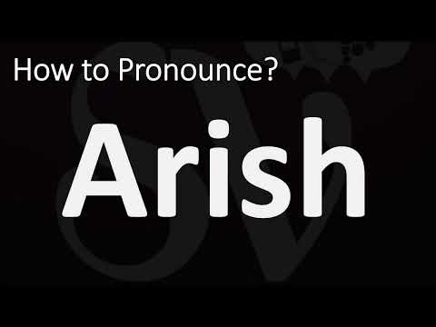 How to Pronounce Arish? (CORRECTLY)