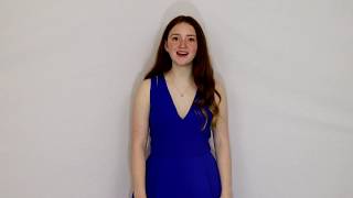 Sample Student Audition Video ("Youre Getting to b