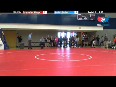 55 KG R1 - Samantha Klingel (King) vs. Rachel Archer (OKCU Gator)