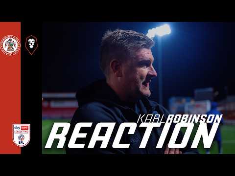 "We didn't take our opportunities" 🗣️ | Karl Robinson after defeat at Accrington Stanley