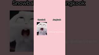 Snowball + Jungkook = Cuteness overload🙈💖