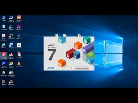 1.ATMEGA32 LED BLINK