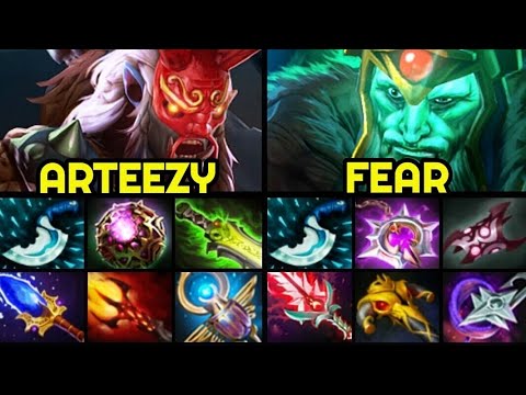 ARTEEZY Mid Grimstroke — Hard Game vs Full Slotted Wraith King 7.28 Dota 2