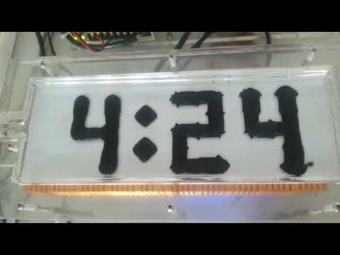 Ferrofluid-clock-The world's smallest heat-dissipating magnetic fluid automation display-