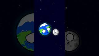 The Earth and the Moon Compete in Kisses #planetballs