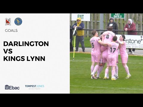 Goals: Darlington v Kings Lynn