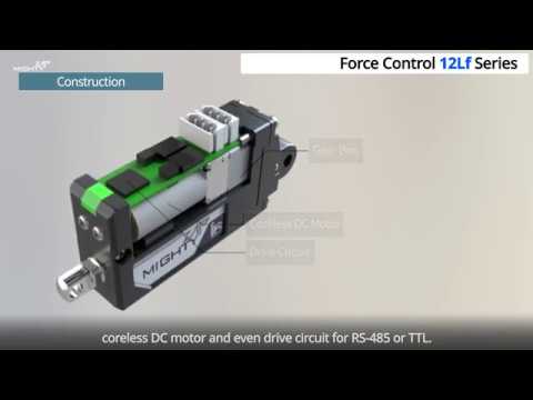 Linear servo actuator - FORCE Control Lineup