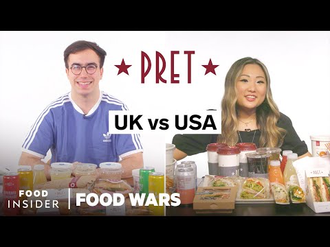 US vs UK Pret A Manger | Food Wars