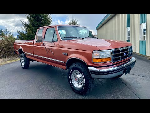 63k Mile 1994 Ford F-250 XLT 4x4 Walk-Around and Drive for Bring a Trailer