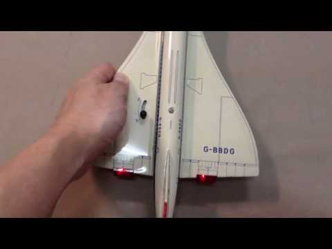 Daiya Vintage British Airways Concorde Battery Toy