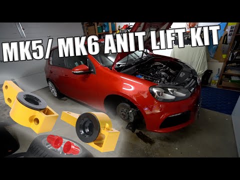Installing the Whiteline Anti Lift Kit on my MK6 GTD + POV Drive!