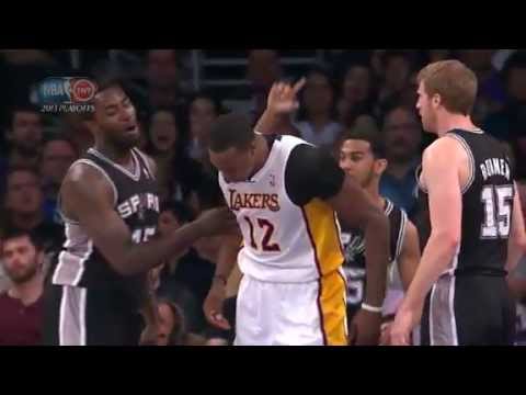 NBA CIRCLE - San Antonio Spurs Vs LA Lakers Game 4 Highlights 28 April 2013 NBA Playoffs