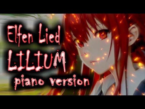 Elfen Lied - Lilium | Piano Version Cover Theme Song by Myuu | 1 hour