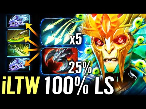 🔥 iLTW Medusa Satanic 100% Lifesteal — 5x Target + Moonshard Swift Blink Strongest Carry Dota 2 Pro