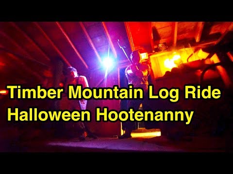 Timber Mountain Log Ride Halloween Hootenanny - Knott's Scary Farm 2017 (Buena Park, CA)