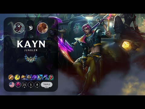 Kayn Jungle vs Taliyah - NA Challenger Patch 14.3