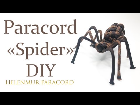 Paracord DIY 'Spider'/ Как сделать паука из паракорда