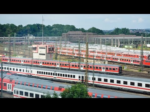 Führerstandsfahrt BR 101 Bw Stuttgart - rein, raus & viel mehr !
