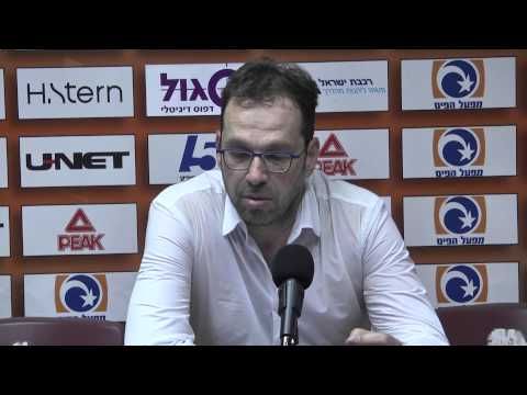 מסיבת עיתונאים: הפועל חולון - מכבי ראשל"צ רבע גמר הפלייאוף.