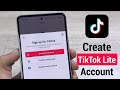 How To Create TikTok Lite Account 2025 TikTok Lite Par Account Kaise Banaye