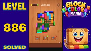Block Color Mania – Level 886 | Fast & Clean Solution