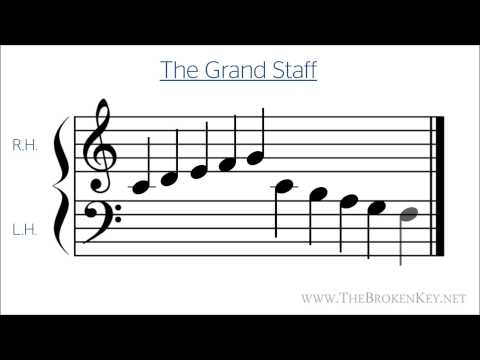 Grand Staff Notes Piano Performance Video