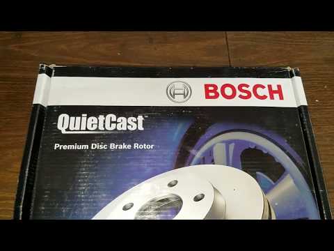 unboxing: Bosch 49011211 QuietCast Premium Disc Brake Rotor, Front