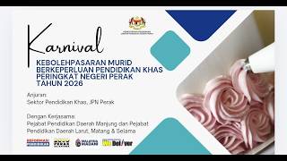 Download lagu KARNIVAL KEBOLEHPASARAN MURID BERKEPERLUAN PENDIDIKAN KHAS PERINGKAT NEGERI PERAK 2026- HARI PERTAMA mp3