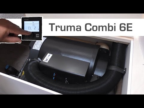 Truma Combi 6E Elektroheizung beim Wohnwagen Anwendung