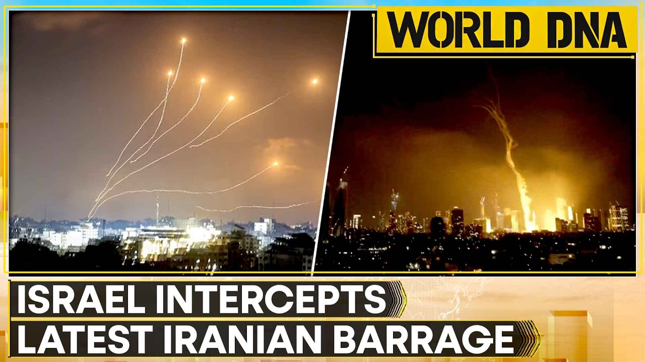 Israel-Iran War: Israel Intercepts Latest Iranian Missile and Drone Barrage | WORLD DNA